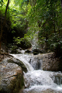 Erawan Waterfall；Kanchanaburi；泰國