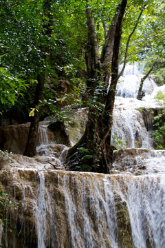Erawan Waterfall；Kanchanaburi；泰國