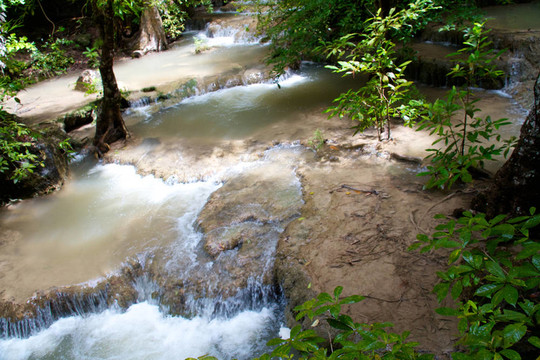 Erawan Waterfall；Kanchanaburi；泰國