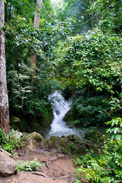 Erawan Waterfall；Kanchanaburi；泰國