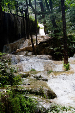 Erawan Waterfall；Kanchanaburi；泰國