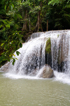 Erawan Waterfall；Kanchanaburi；泰國