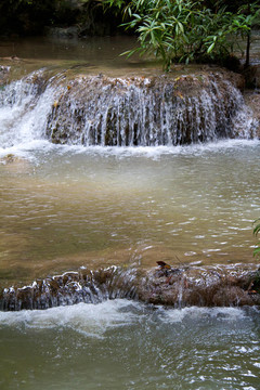Erawan Waterfall；Kanchanaburi；泰國