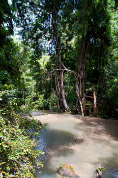 Erawan Waterfall；Kanchanaburi；泰國