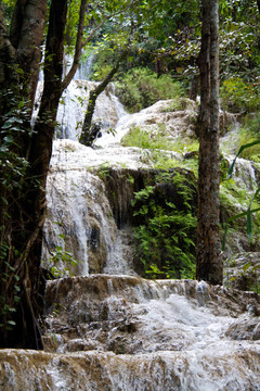 Erawan Waterfall；Kanchanaburi；泰國