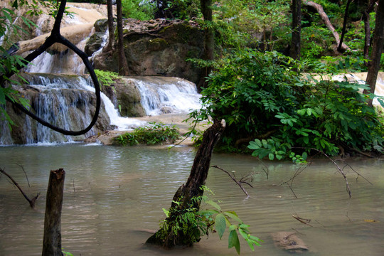 Erawan Waterfall；Kanchanaburi；泰國