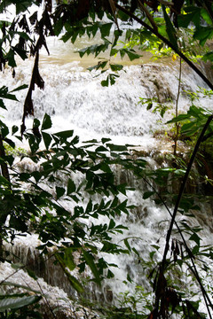 Erawan Waterfall；Kanchanaburi；泰國