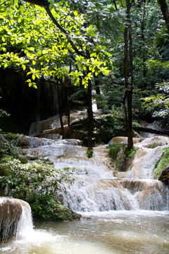 Erawan Waterfall；Kanchanaburi；泰國