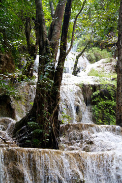 Erawan Waterfall；Kanchanaburi；泰國
