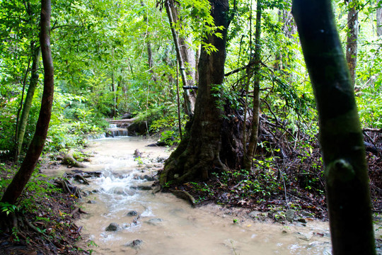 Erawan Waterfall；Kanchanaburi；泰國
