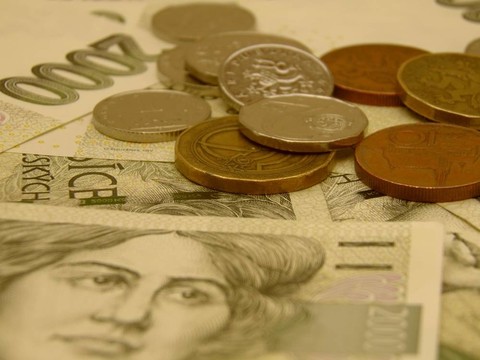 捷克korunas CZK（捷克共和國(guó)法定貨幣）的紙幣和硬幣