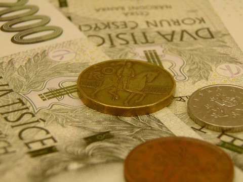 捷克korunas CZK（捷克共和國(guó)法定貨幣）的紙幣和硬幣