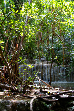 Erawan Waterfall；Kanchanaburi；泰國