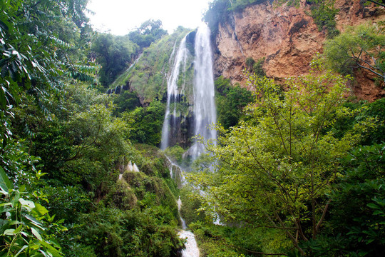 Erawan Waterfall；Kanchanaburi；泰國