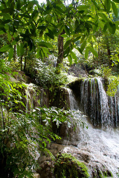 Erawan Waterfall；Kanchanaburi；泰國