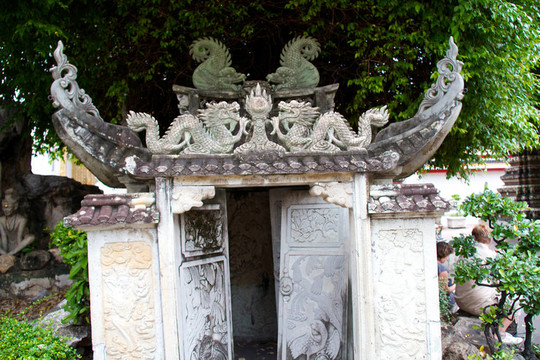 曼谷泰國(guó)鄭王廟寺細(xì)節(jié)