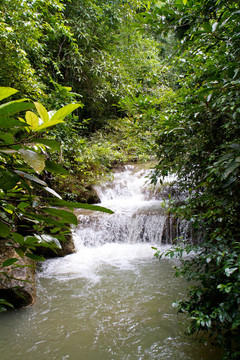 Erawan Waterfall；Kanchanaburi；泰國