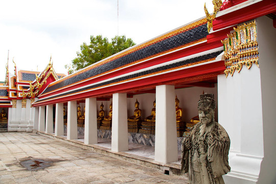 曼谷泰國(guó)鄭王廟寺細(xì)節(jié)