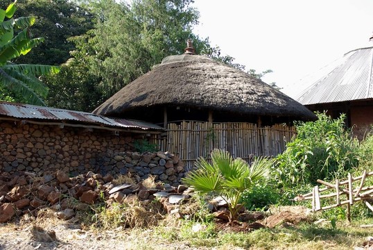 埃塞俄比亞的非洲小屋