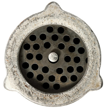 舊絞肉機(jī)機(jī)頭；過白分離