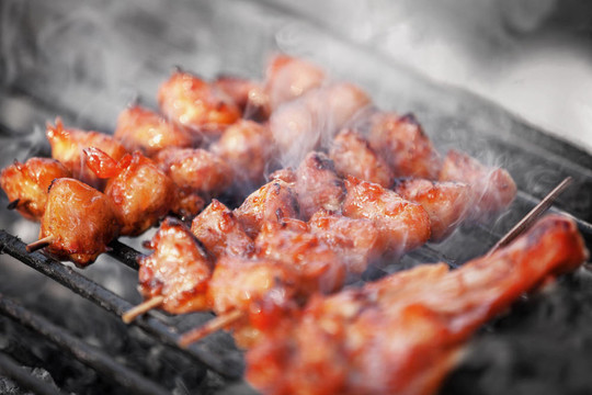 炸雞肉串泰食品
