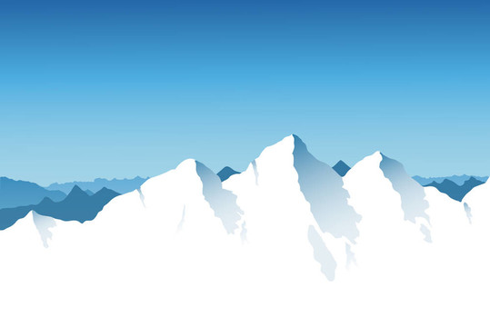 山脈的背景