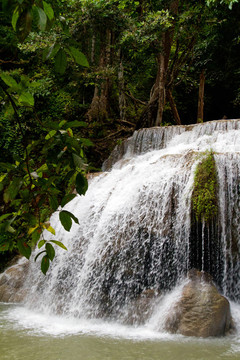 Erawan Waterfall；Kanchanaburi；泰國
