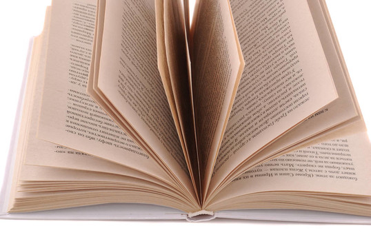 打開的書
