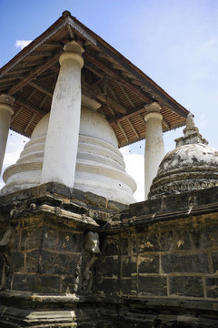 gadaladeniya寺；Kandy；斯里蘭卡
