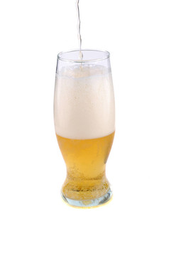 金色的啤酒