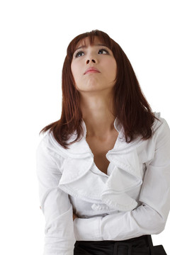 擔(dān)心生意的女人