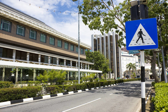 斯里巴加灣街景；文萊