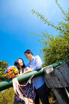 浪漫的夫妻見面