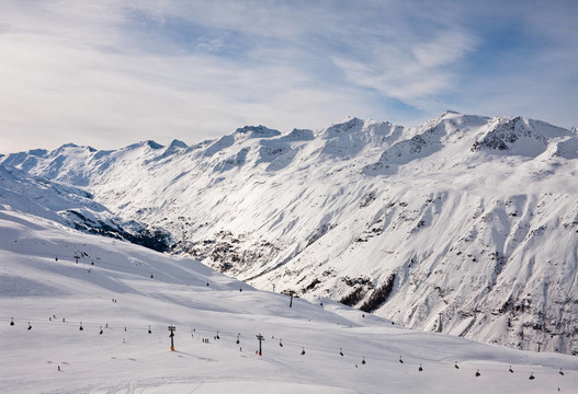 滑雪場(chǎng)hohrgurgl。奧地利