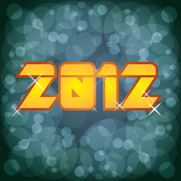 2012新的一年logoillustration抽象背景