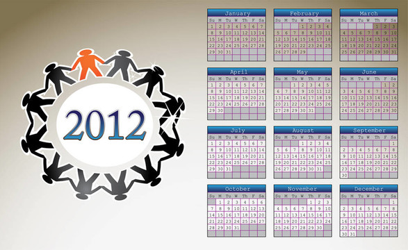 日歷2012