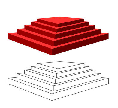 階梯金字塔。