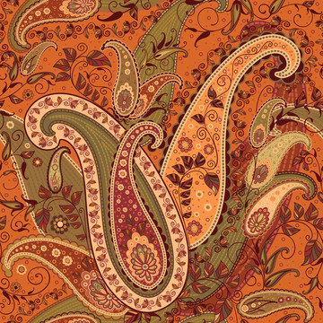 無(wú)縫Paisley Pattern