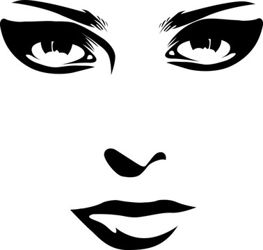 女人的插圖