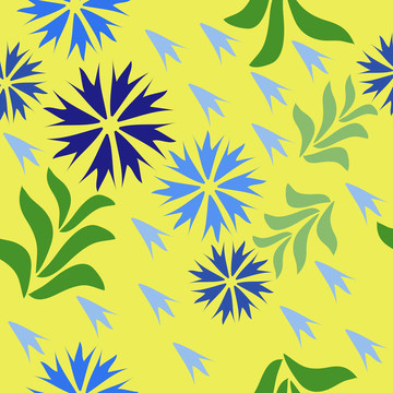 無縫背景花