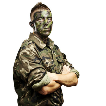 年輕的士兵肖像