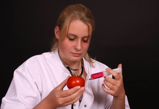 青年女性實(shí)驗(yàn)室工人測試