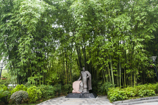 浣花溪公園雕塑