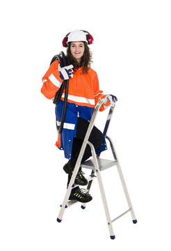 女建筑工