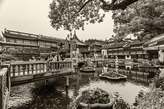上海城隍廟懷舊照片