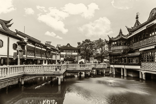 上海城隍廟懷舊照片