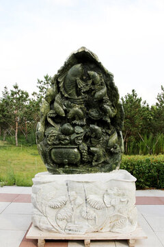 玉器 玉雕 鯉魚 魚