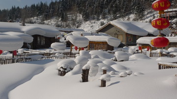 雪鄉(xiāng)小景