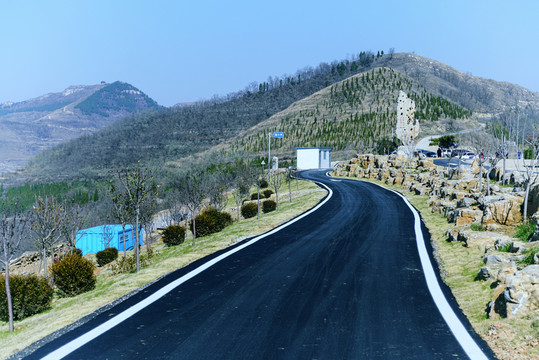 高山上的公路