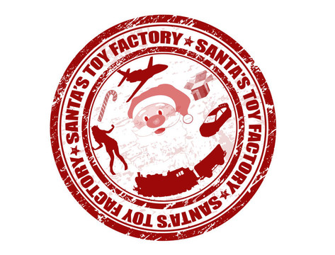 圣誕老人玩具廠郵票